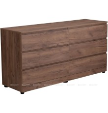 Комод Aquanet Сканди 1600x480 Дуб крафт (6 ящиков)