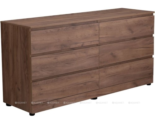 Комод Aquanet Сканди 1600x480 Дуб крафт (6 ящиков) 302548 Комод Aquanet Сканди 1600x480 Дуб крафт (6 ящиков) 302548