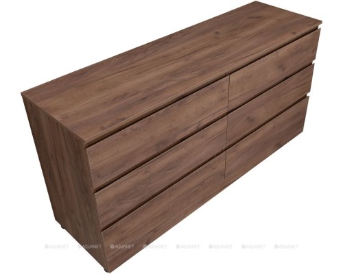 Комод Aquanet Сканди 1600x480 Дуб крафт (6 ящиков) 302548 Комод Aquanet Сканди 1600x480 Дуб крафт (6 ящиков) 302548