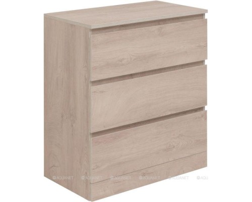 Комод Aquanet Сканди 700x400 Дуб эдгрейн (3 ящика) 302549 Комод Aquanet Сканди 700x400 Дуб эдгрейн (3 ящика) 302549