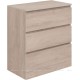 Комод Aquanet Сканди 700x400 Дуб эдгрейн (3 ящика) 302549