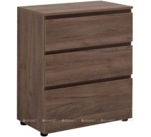 Комод Aquanet Сканди 700x400 Дуб крафт (3 ящика) 