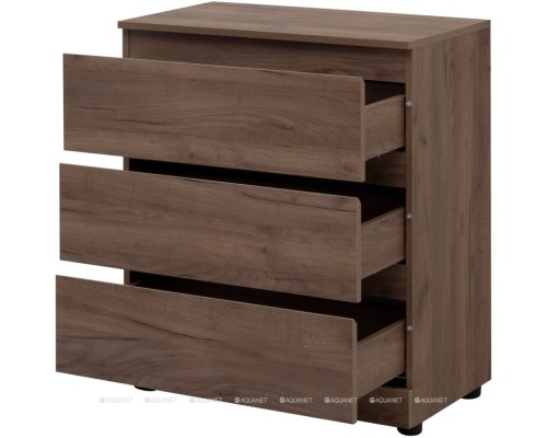 Комод Aquanet Сканди 700x400 Дуб крафт (3 ящика) 302550 Комод Aquanet Сканди 700x400 Дуб крафт (3 ящика) 302550