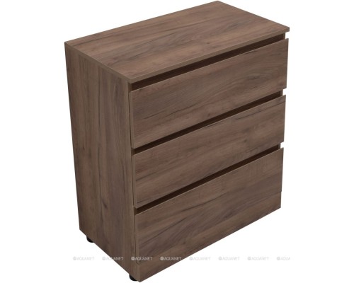 Комод Aquanet Сканди 700x400 Дуб крафт (3 ящика) 302550 Комод Aquanet Сканди 700x400 Дуб крафт (3 ящика) 302550