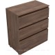 Комод Aquanet Сканди 700x400 Дуб крафт (3 ящика) 302550