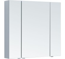 Зеркальный шкаф Aquanet Алвита new 90 серый 
