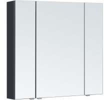 Зеркальный шкаф Aquanet Алвита new 90 антрацит