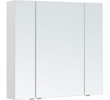 Зеркальный шкаф Aquanet Алвита new 90 белый матовый 