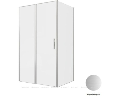 Душевой уголок Allen Brau Priority 120x90 3.31032.BA + 3.31044.BA серебро браш