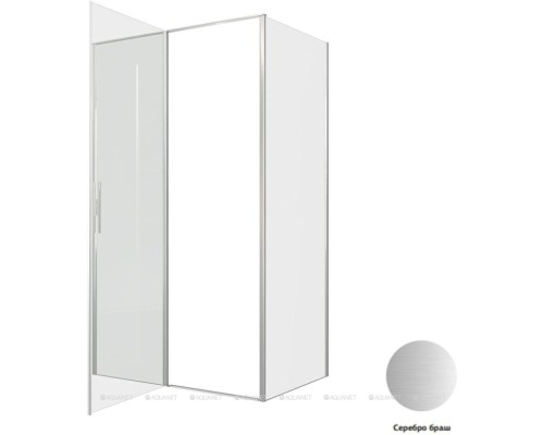 Душевой уголок Allen Brau Priority 120x80 3.31032.BA + 3.31041.BA серебро браш
