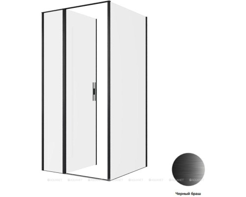 Душевой уголок Allen Brau Priority 100x100 3.31030.BBA + 3.31048.BBA черный браш