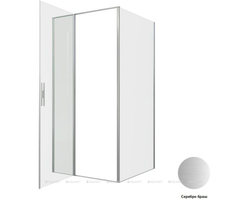 Душевой уголок Allen Brau Priority 100x100 3.31029.BA + 3.31047.BA серебро браш