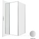Душевой уголок Allen Brau Priority 100x100 3.31029.BA + 3.31047.BA серебро браш