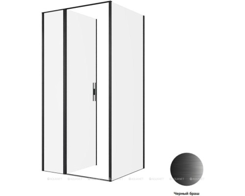 Душевой уголок Allen Brau Priority 100x90 3.31030.BBA + 3.31045.BBA черный браш