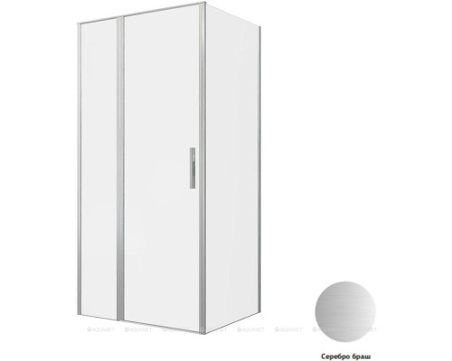 Душевой уголок Allen Brau Priority 100x90 3.31029.BA + 3.31044.BA серебро браш