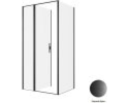 Душевой уголок Allen Brau Priority 100x80 3.31030.BBA + 3.31042.BBA черный браш