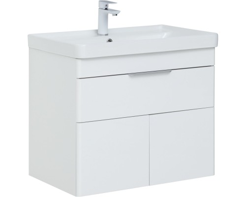 Тумба под раковину Aquanet Ирис new 710 белый глянец (1 ящик, 2 дверцы) 310149 Тумба под раковину Aquanet Ирис new 710 белый глянец (1 ящик, 2 дверцы) 310149
