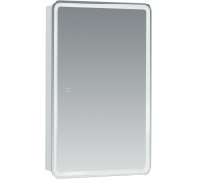 Зеркальный шкаф Aquanet Оптима 50 с LED подсветкой 