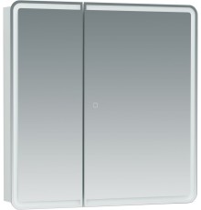 Зеркальный шкаф Aquanet Оптима 70 с LED подсветкой 