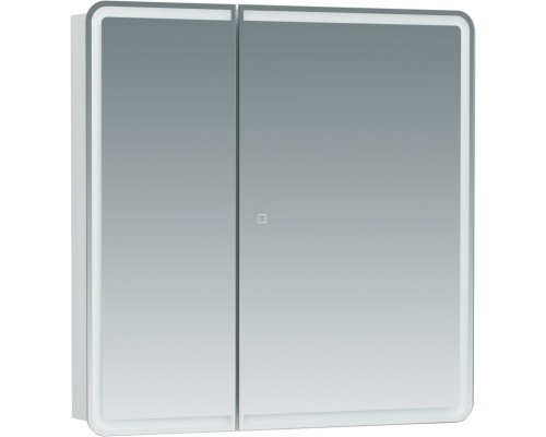 Зеркальный шкаф Aquanet Оптима 80 с LED подсветкой 311862 Зеркальный шкаф Aquanet Оптима 80 с LED подсветкой 311862