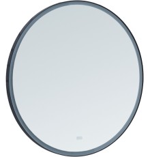 Зеркало Aquanet Тренд 90х90 черная окантовка с LED подсветкой 316653