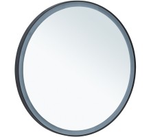 Зеркало Aquanet Тренд 80х80 черная окантовка с LED подсветкой 316653