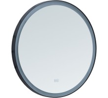 Зеркало Aquanet Тренд 60х60 черная окантовка с LED подсветкой 316704
