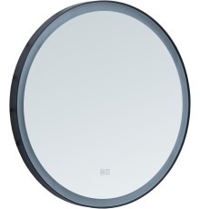 Зеркало Aquanet Тренд 60х60 черная окантовка с LED подсветкой 316704