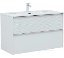 Тумба под раковину Aquanet Вита 100 белый матовый