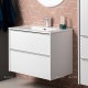 Тумба под раковину Aquanet Вита 80 белый матовый
