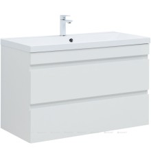 Тумба под раковину Aquanet Нота New 100 белый глянец