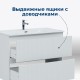 Тумба под раковину Aquanet Джейн (Flat) 100 белый матовый