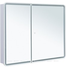 Зеркальный шкаф Aquanet Оптима 100 с LED подсветкой