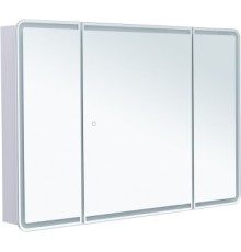 Зеркальный шкаф Aquanet Оптима 120 с LED подсветкой