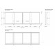 Фронтальная панель для ванны Aquanet Kupe 159x56