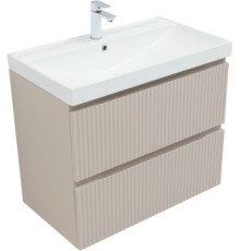 Тумба под раковину Aquanet Джейн (Flat) 80 бежевый