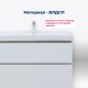 Тумба под раковину Aquanet Вега 100 напольная, белый глянец