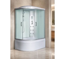 DUNAY XL 100/80/44 MT R Душевая кабина с поддоном, стекло матовое, профиль хром матовый