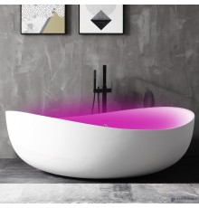 ABBER акриловая ванна слив-перелив стальной каркас 180x110x62 I AB9239LED