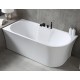 ABBER акриловая ванна слив-перелив стальной каркас 170x78x60 I AB9335-1.7 L