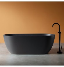 ABBER ванна из искусственного камня цвет черный матовый 170x75x60 I AM9941B