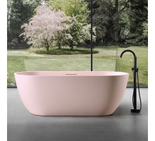 ABBER ванна из искусственного камня цвет розовый матовый 170x75x60 I AM9941MP