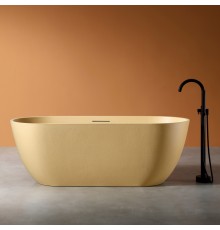 ABBER ванна из искусственного камня цвет песочный матовый 170x75x60 I AM9941MS
