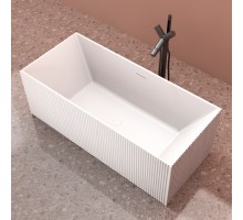 ABBER ванна из искусственного камня цвет: белый матовый 170x75x55 I AS9602