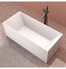 ABBER ванна из искусственного камня цвет: белый матовый 170x75x55 I AS9602