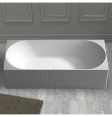 ABBER ванна из искусственного камня цвет: белый матовый 170x75x55 I AS9603