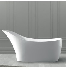 ABBER ванна из искусственного камня цвет: белый матовый 169x75x88 I AS9618