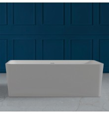 ABBER ванна из искусственного камня цвет: белый матовый 170x80x56 I AS9623