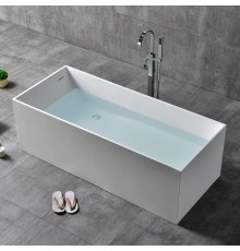 ABBER ванна из искусственного камня цвет: белый матовый 180x76x55 I AS9642-1.8