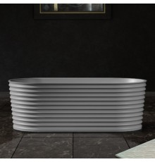 ABBER ванна из искусственного камня цвет: белый матовый 170x80x58 I AS9650